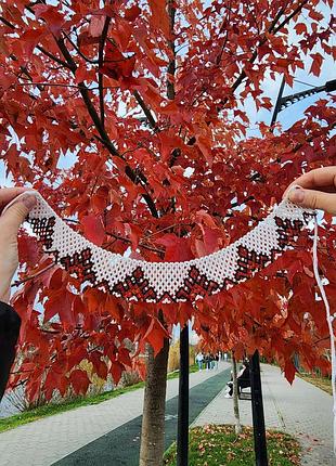 Силянка «вогонь» | намисто до вишиванки | традиіійні прикраси