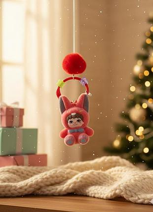 Брелок вакука wakuku фигурка игрушка для ключей, рюкзака, сумки красный 5 см