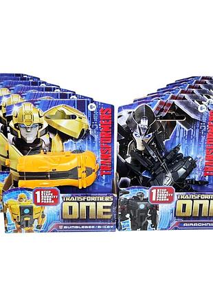 Трансформеры бамблби b-127 и айронхайд hasbro transformers one cog changer bumblebee (b-127) &amp; airachnid! (g1668)