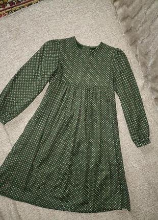 Сукня міді, квітковий принт, демісезон, 8-10 років