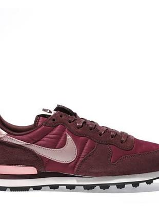 Бордовые кроссовки nike internationalist 37,5 р.