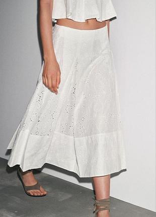 Бавовняна спідниця zara