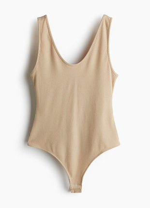 Черный боди в рубчик h&amp;m оригинал р м