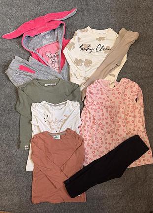 Одяг на дівчинку 18-24 місяці: костюм, сукня, лосини, лонги (кофти)