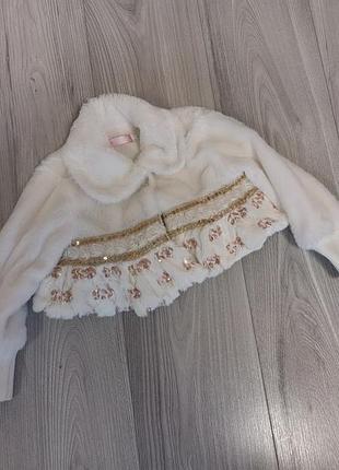 Болеро теплое на девочку
