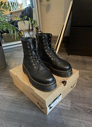 Ботинки dr martens jadon black pisa мартинсы