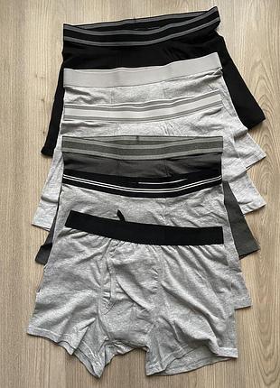 Однотонні бавовняні чоловічі боксери primark