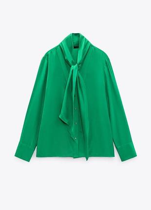 Яскрава романтична блуза із банком #410/8