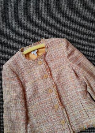 Пиджак твидовый брендовый