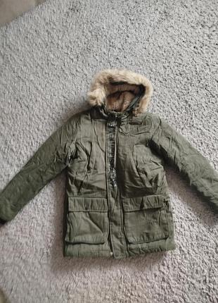 Куртка утеплена для хлопчика 140-146