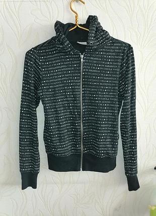 Кофта 40-46р на змейке хлопок, качество отличное