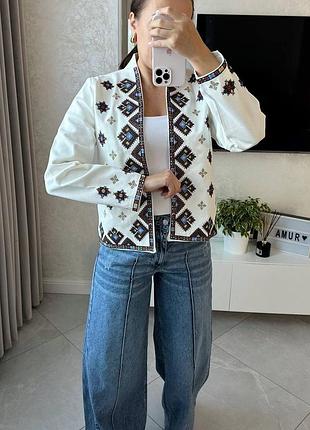 Пиджак в этно стиле