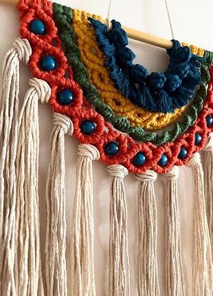 Настінне панно / декор на стіну в техніці макраме