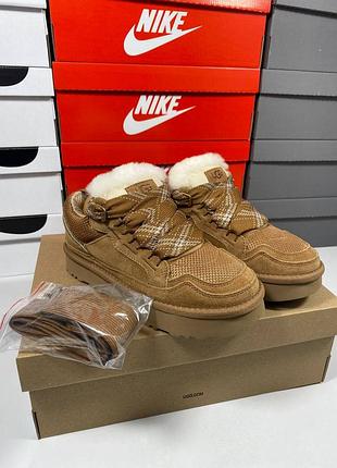 Угги жіночі ugg lowmel chestnut коричневі уггі уги угги з хутром на овчині теплі зимові