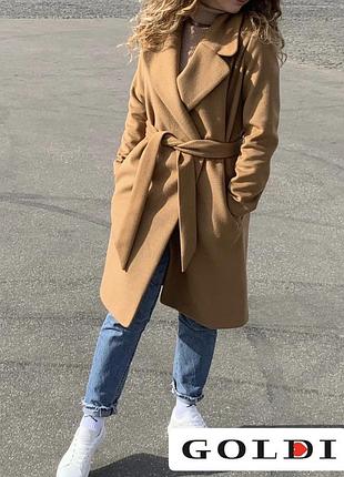 Пальто жіноче осіннє goldi xs - s