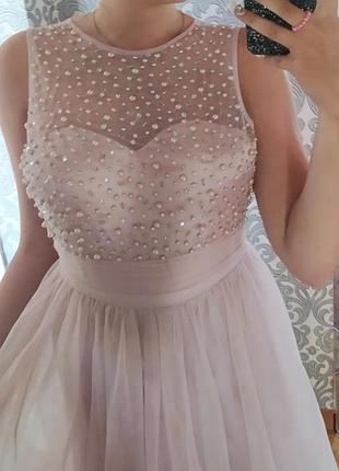 Платье упаковка фатин новогоднее праздничное