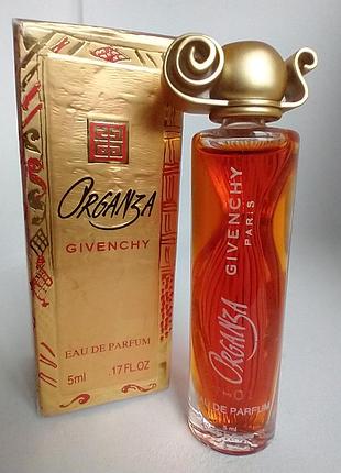 Organza givenchy миниатюра винтаж 5 мл