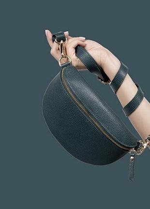 Плечевая кожаная сумка банка италия /13384/