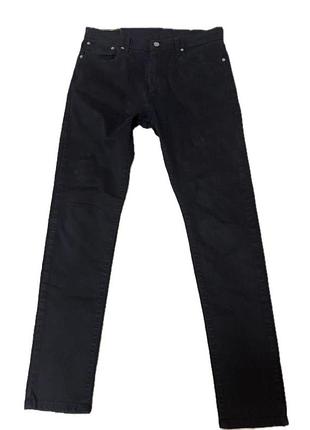 Джинси levi's premium 512 vintage чорного кольору, 80-ті та 90-ті роки, розмір w33 l 34