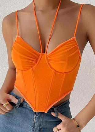 Топ жіночий помаранчевий