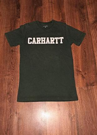 Мужская уникальная футболка carhartt оригинал с большим лого