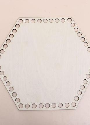 Донце шестикутне для в’язання кошиків 120х137мм