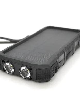 Power bank 20000 mah solar, type-c/pd/qc3.0, ударозащищенный