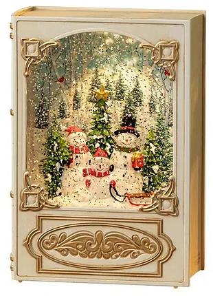 Снеговик новогодний музыкальный ночник-светильник xmas wdl 24023b