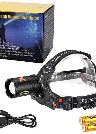 Фонарь налобный night vision fluorescence ct012-p-tg, фонарь аккумуляторный для рыбалки, главный фонарик