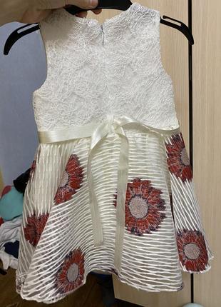 Платье вишиванка украинский стиль 12-18 мес3 фото