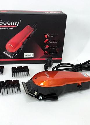 Машинка для стрижки gemei gm-1005, машинка для стрижки для дома, машинка для стрижки мужская