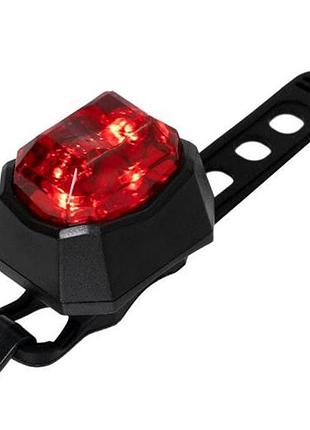 Велофонарь задний aq-009-3led