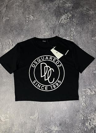 Жіноча нова коротка футболочка dsquared2. s/m розмір оригінал