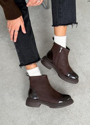 Ботинки женские натуральная кожа деми зима