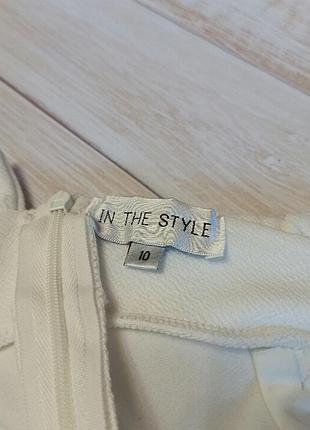 Белые брюки палаццо 3