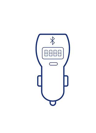 Fm-трансмітер borofone bc53 highway pd20w+qc3.018w total 38w колір чорний
