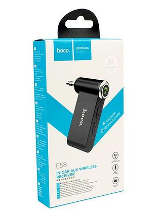 Автомобільний bluetooth адаптер hoco e58 колір чорний