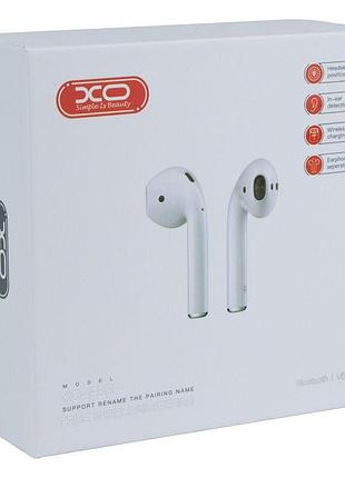 Бездротова стерео гарнітура xo f80 колір бiлий