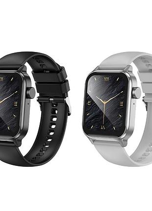 Смарт часы hoco y26 smart sports watch цвет серебряный