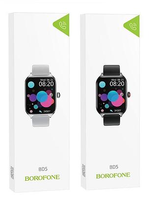 Смарт часы borofone bd5 цвет черные