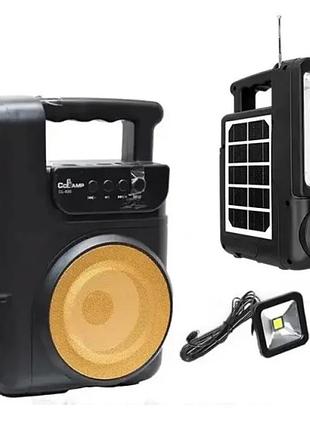 Портативна сонячна система освітлення cclamp cl-830 з fm радіо та bluetooth