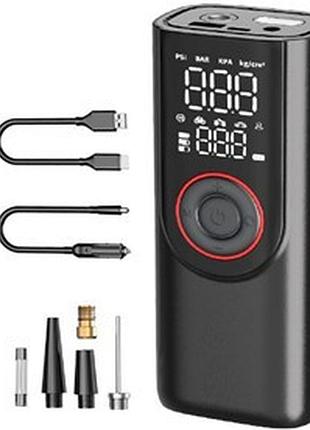 Портативний компресор (atj-9566) (3-150psi, 3*2000mah, 80 вт) // [108] (20 шт./коробка)