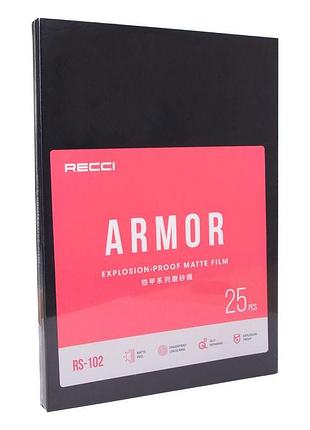 Гідро-гель плівка recci tablet matte 3a rs-102 25 шт мат колір прозорий