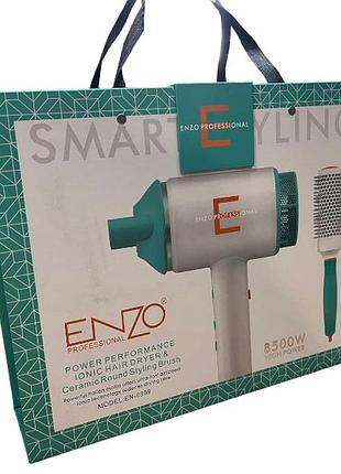 Фен для сушки волос + щетка enzo en-8899 (12)