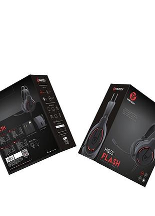 Игровые наушники fantech hq53 flash цвет черный