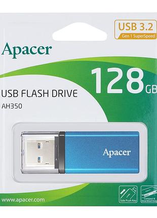Usb флеш-накопичувач 3.2 apacer ah25c 128gb колір синiй
