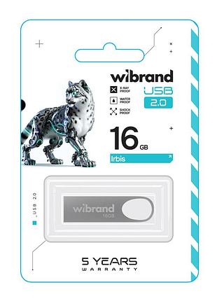 Usb флеш-накопитель wibrand 16gb irbis цвет серебро