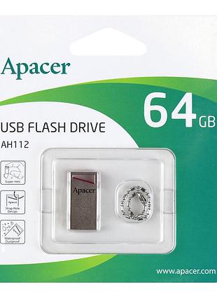Usb флеш-накопитель apacer ah112 64gb цвет красный