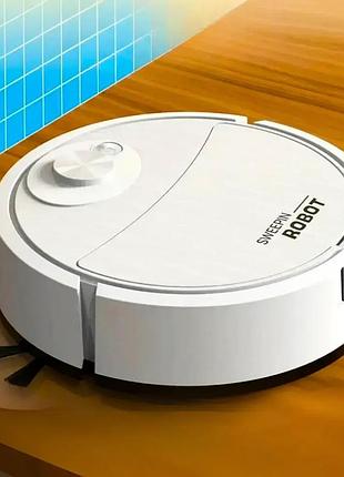 Робот аккумуляторный пылесос vacuum 8088 cleaner ly-541 для сухой уборки, мощный, автоматический