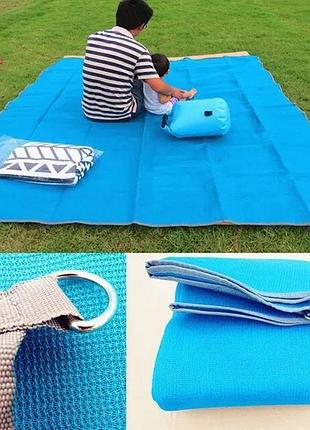 Анти-песок пляжная чудо подстилка коврик для моря originalsize sand free mat